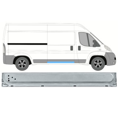 Panel de reparación puerta corredera interna para Fiat Ducato 2006-2026 / Derecho 17042