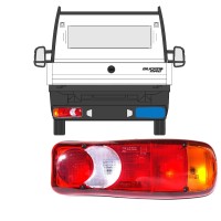 Lámpara trasera para Fiat Ducato 2014-2018 / Derecho 15337