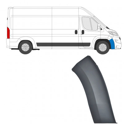 Moldura lateral parachoques delantero para Fiat Ducato 2014-2018 / Derecho 7765