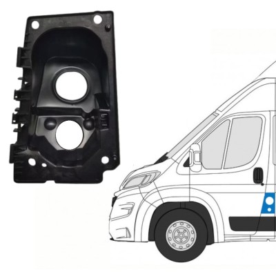 Alojamiento de tapa de combustible para Fiat Ducato 2014-2018 / Izquierda 15135