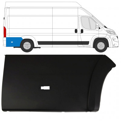 Rivestimento laterale posteriore (Włoskie słowo, czy na pewno jest poprawne w kontekście hiszpańskim?) para Fiat Ducato 2018- / Derecho 7786