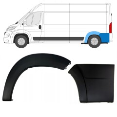 Rivestimento laterale posteriore para Citroen Jumper 2018- / Izquierda / Conjunto 13303