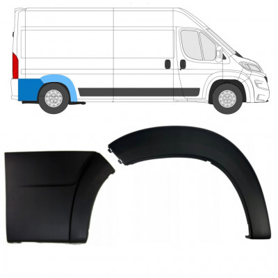 FIAT DUCATO 2018- TRASERO MOLDURA LATERAL / KIT / DERECHA