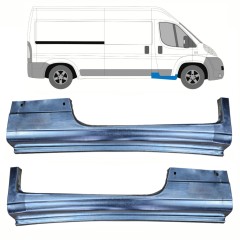 Panel de reparación del umbral puerta delantera para Fiat Ducato 2006-2025 / Izquierda+Derecha / Conjunto 12982