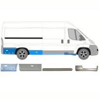 Panel de reparación conjunto para Peugeot Boxer 2006-2026 / Derecho 16803