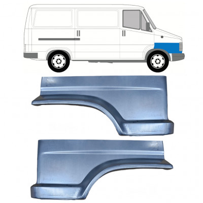 Panel de reparación guardabarros delantero para Fiat Ducato / C25 / J5 1981-1990 / Izquierda+Derecha / Conjunto 9806