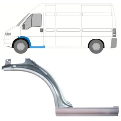 Panel de reparación del umbral + guardabarros delantero para Peugeot Boxer 1994-2006 / Izquierda / Conjunto 14080