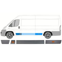 Conjunto de molduras con lámpara para Citroen Jumper 2006-2018 / Izquierda / 14482