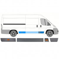 Conjunto de molduras con lámpara para Fiat Ducato 2006- / Derecho /  10447