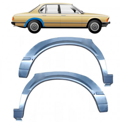 Panel de reparación guardabarros trasero para BMW 7 E23 1976-1986 / Izquierda+Derecha / Conjunto 10417