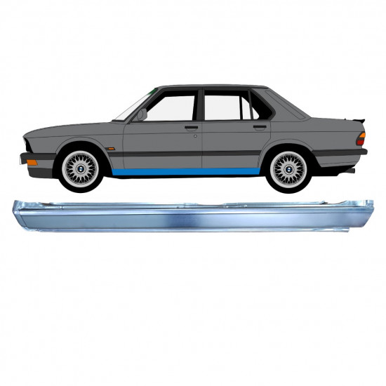 Panel de reparación del umbral para BMW 5 E28 1981-1987 / Izquierda 7625