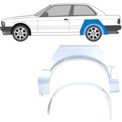 Panel de reparación guardabarros trasero interna + externa para BMW 3 E30 1987-1994 / Izquierda / Conjunto 10852