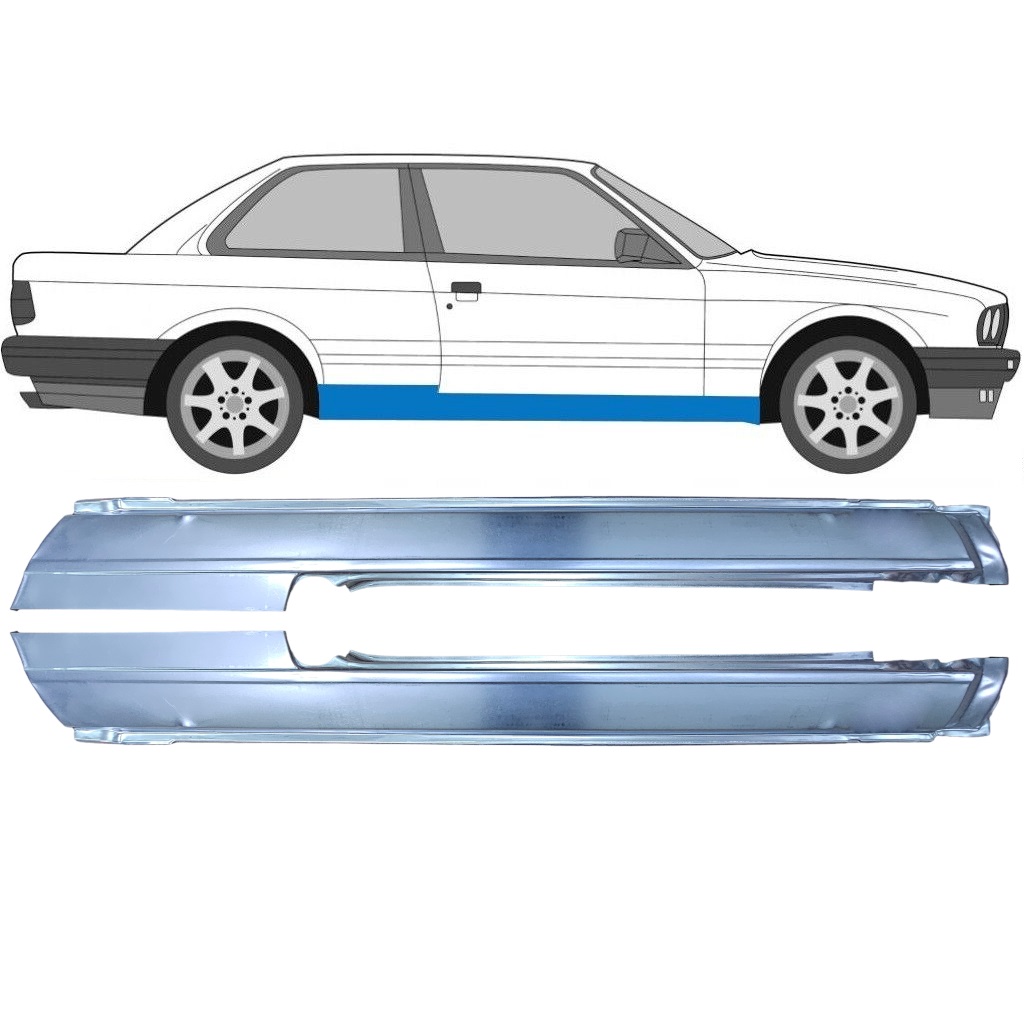 Umbral Completo Para Bmw 3 E30 1982-1994 / Izquierda+Derecha / Conjunto 6377