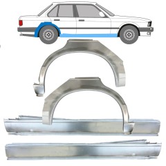 Umbral completo + Panel de reparación guardabarros trasero para BMW 3 E30 1982-1987 / Conjunto 11239