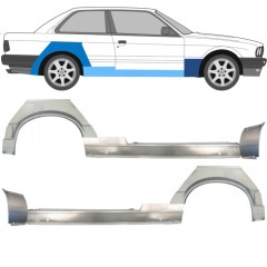 Panel de reparación del umbral + guardabarros delantero + guardabarros trasero para BMW 3 E30 1987-1994 / Conjunto 11513