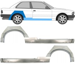 Umbral completo + Panel de reparación guardabarros trasero para BMW 3 E30 1987-1994 / Conjunto 11507