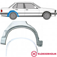 Panel de reparación guardabarros trasero interna + externa para BMW 3 E30 1987-1994 / Derecho / Conjunto 10860