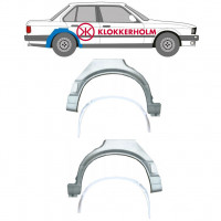 Panel de reparación guardabarros trasero interna + externa para BMW 3 E30 1987-1994 / Conjunto 10862