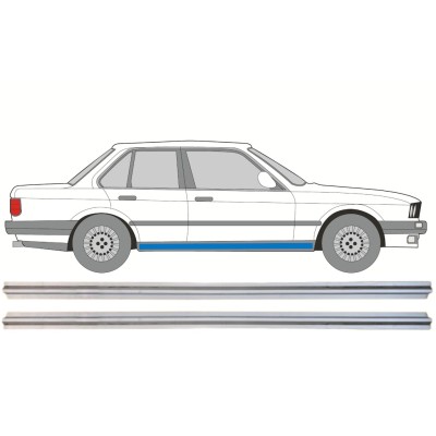 Panel de reparación del umbral interno para BMW 3 E30 1982-1994 / Izquierda+Derecha / Conjunto 15110