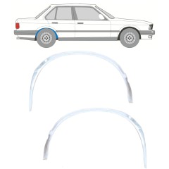 Panel de reparación guardabarros trasero interno para BMW 3 E30 1982-1994 / Izquierda+Derecha / Conjunto 10847