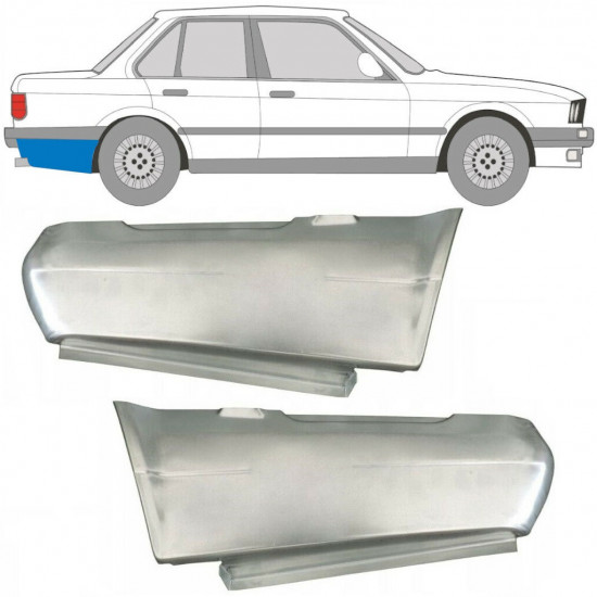 BMW 3 E30 1982-1987 2/4 PUERTAS PANEL DE REPARACIÓN DEL ALERÓN TRASERO / PAR