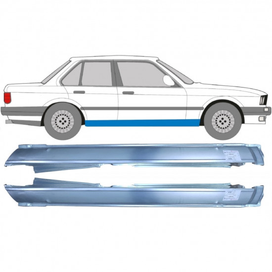 BMW 3 E30 1982-1993 4 PUERTAS COMPLETO PANEL DE REPARACIÓN DEL UMBRAL / PAR