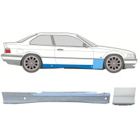 Umbral completo + Panel de reparación guardabarros delantero para BMW 3 E36 1990-2000 / Derecho / COUPE / Conjunto 17021
