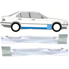 Umbral completo + Panel de reparación guardabarros delantero para BMW 3 E36 1990-2000 / Conjunto 11207