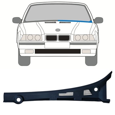 Panel de reparación marco del parabrisas para BMW 3 E36 1990-2000 / Izquierda / COMBI / SEDAN / COMPACT 16899