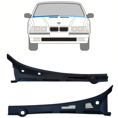 Panel de reparación marco del parabrisas para BMW 3 E36 1990-2000 / Izquierda+Derecha / COMBI / SEDAN / COMPACT / Conjunto 16900