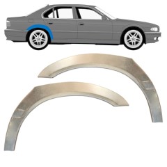 Panel de reparación guardabarros trasero para BMW 7 E38 1994-2001 / Izquierda+Derecha / Conjunto 14832