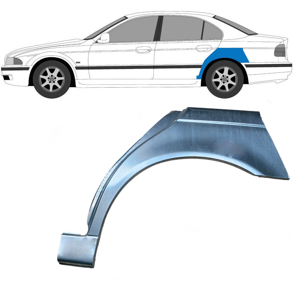 Panel De Reparación Guardabarros Trasero Para Bmw 5 E39 1996-2004 / Izquierda 6407