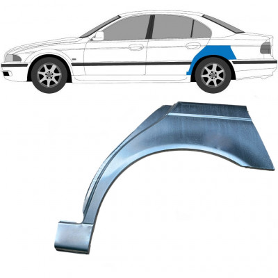 Panel de reparación guardabarros trasero para BMW 5 E39 1996-2004 / Izquierda 6407