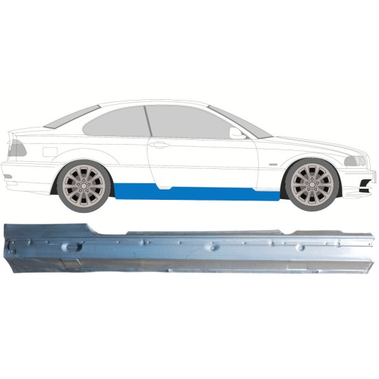 Umbral completo para BMW 3 E46 1998-2006 / Derecho / COUPE 16812