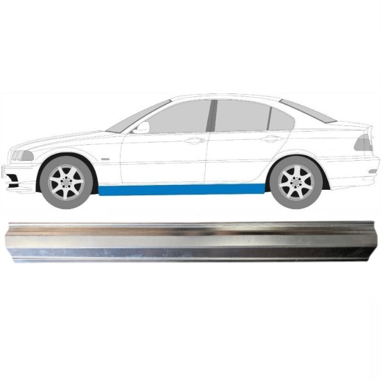 Panel de reparación del umbral para BMW 3 E46 1998-2006 / Izquierda 14963