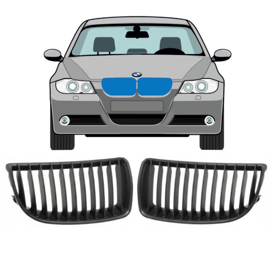 Parrilla para BMW 3 E90 2004-2008 / Izquierda+Derecha 16309