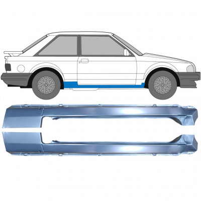 Umbral completo para Ford Escort 1980-1986 / Izquierda+Derecha / Conjunto 9503