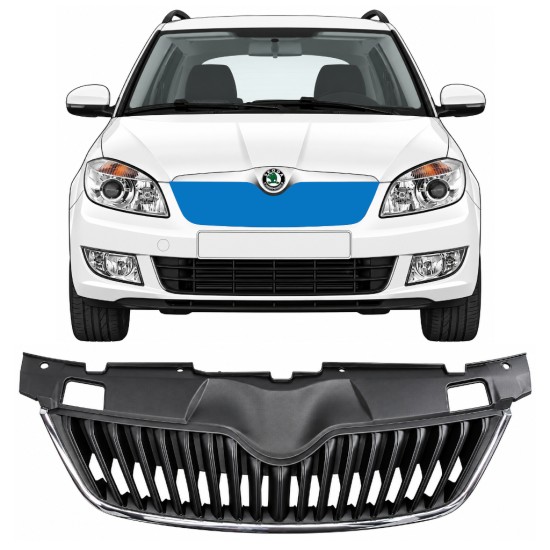 Parrilla para Skoda Fabia II 2010-2015 17231