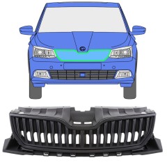 Parrilla negra para Skoda Fabia 2014-2018 / Conjunto 7544