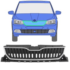 Parrilla para Skoda Fabia 2014-2018 / Conjunto 7543