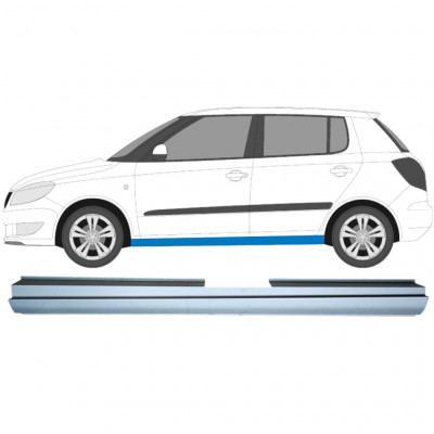 Panel de reparación del umbral para Skoda Fabia 2007-2015 / Izquierda 5079