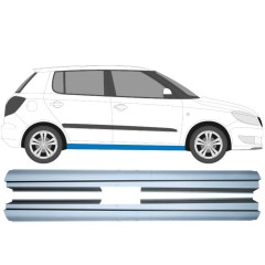 Panel de reparación del umbral para Skoda Fabia II 2007-2015 / Izquierda+Derecha / Conjunto 10615