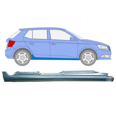 Umbral completo para Skoda Fabia 2014- / Derecho 7822