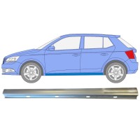 Panel de reparación umbral parte inferior para Skoda Fabia 2014- / Izquierda 14816 Panel de reparación umbral parte inferior para Skoda Fabia 2014- / Izquierda 14816