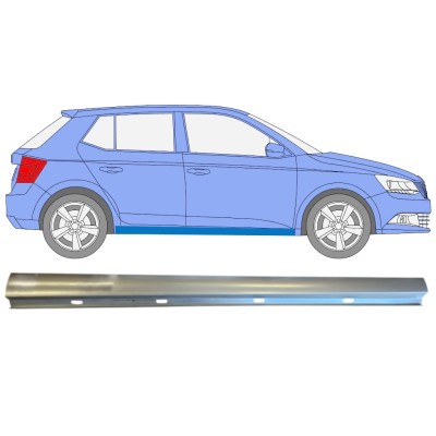 Panel de reparación umbral parte inferior para Skoda Fabia 2014- / Derecho 14815