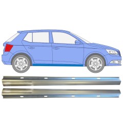 Panel de reparación umbral parte inferior para Skoda Fabia 2014- / Izquierda+Derecha / Conjunto 14817