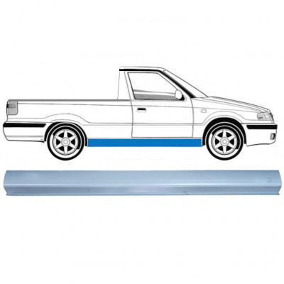 Panel de reparación del umbral para Skoda Felicia Pickup 1994-2001 / Izquierda = Derecha (simétrico) 12607