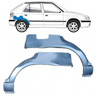 Panel de reparación guardabarros trasero para Skoda Felicia 1994-2001 / Izquierda+Derecha / Conjunto 10590