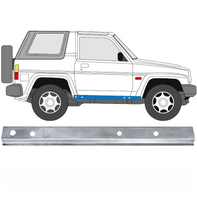 Panel de reparación del umbral interno para Daihatsu Feroza Rocky Fourtrak 1984-1993 / Derecho 17010