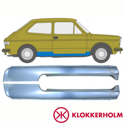 Panel de reparación del umbral para Fiat 127 1982-1987 / Izquierda+Derecha / Conjunto 10720